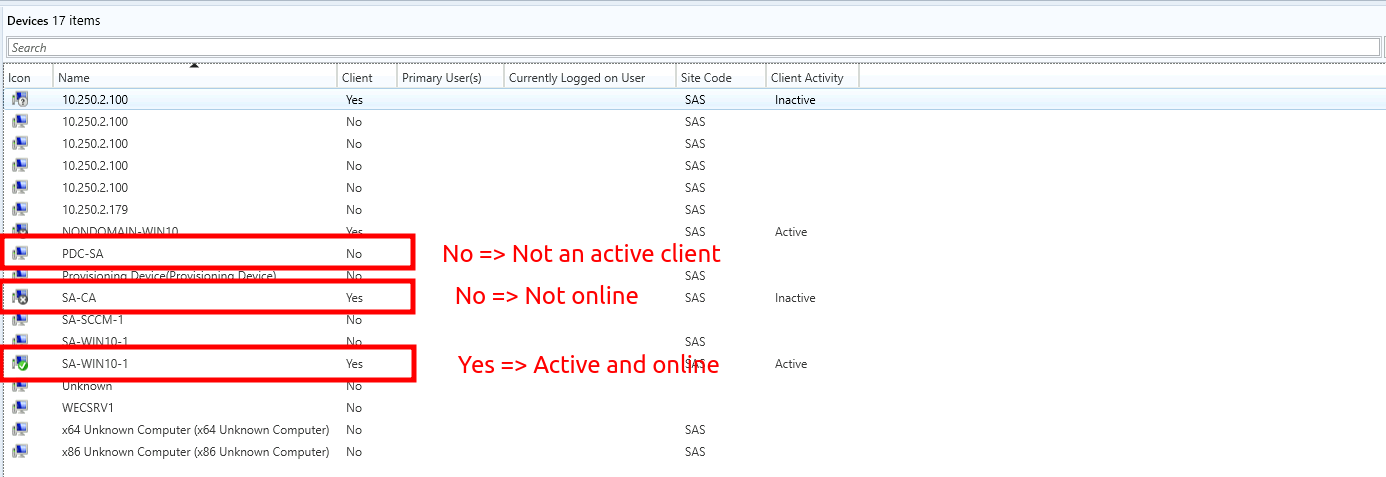 SCCM Lateral Movement Step 2: Enumerate target devices